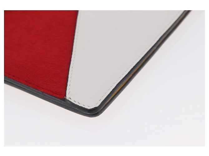 Céline CELINE Clutch Bag Suede Calfskin leather Multicolor Silver - vista 8