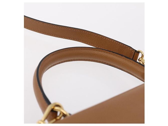 Céline CELINE Handtasche Leder 2way Beige Gold - Ansicht 14