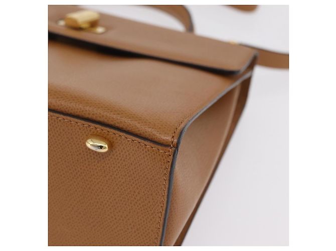 Céline CELINE Handtasche Leder 2way Beige Gold - Ansicht 16