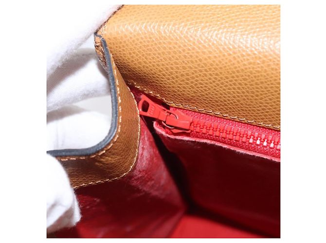 Céline CELINE Handtasche Leder 2way Beige Gold - Ansicht 23