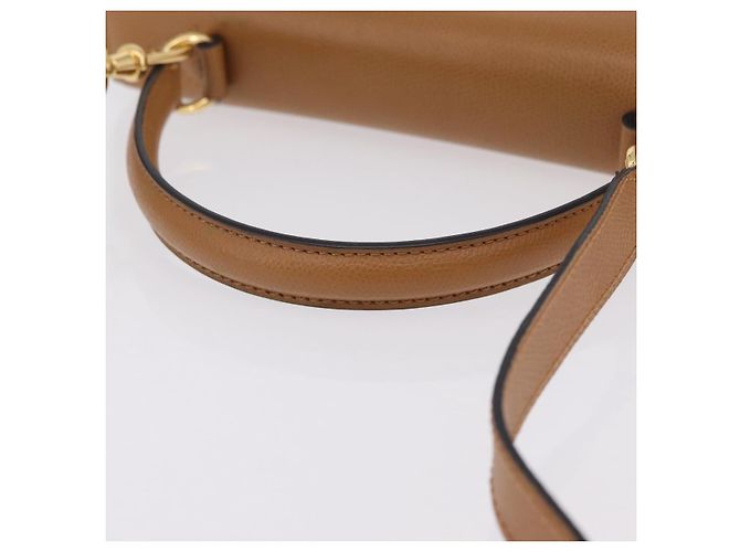 Céline CELINE Handtasche Leder 2way Beige Gold - Ansicht 7