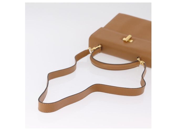 Céline CELINE Handtasche Leder 2way Beige Gold - Ansicht 8
