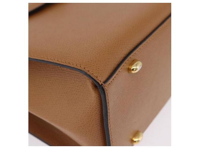 Céline CELINE Handtasche Leder 2way Beige Gold - Ansicht 9