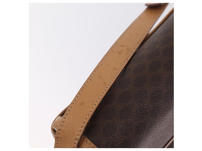 Céline CELINE Macadam Shoulder Bag PVC Brown Gold Tone - vista 12