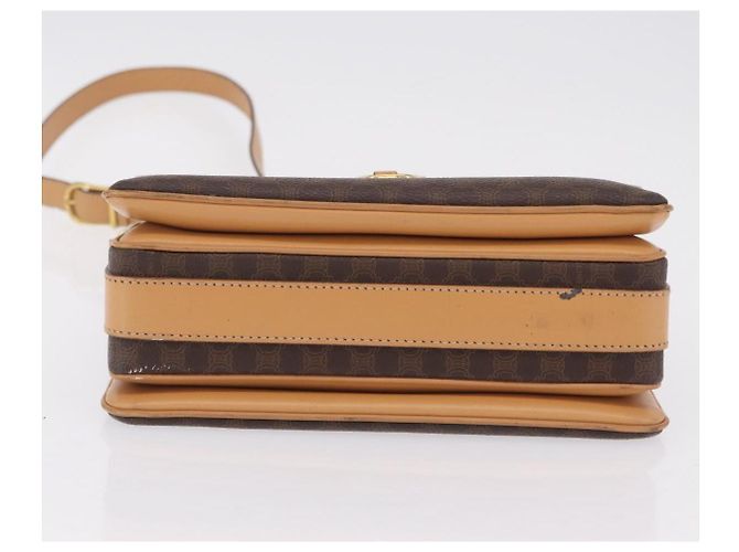 Céline CELINE Macadam Shoulder Bag PVC Brown Gold Tone - vista 13