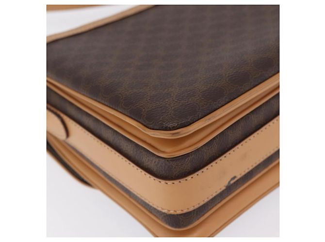 Céline CELINE Macadam Shoulder Bag PVC Brown Gold Tone - vista 17