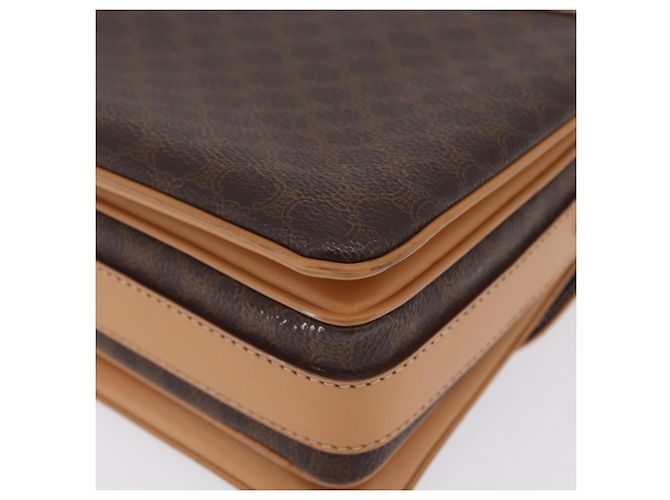 Céline CELINE Macadam Shoulder Bag PVC Brown Gold Tone - vista 18