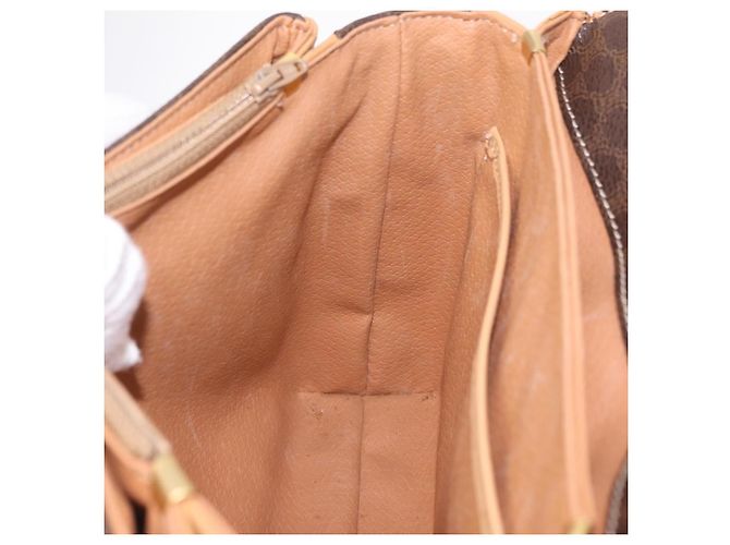 Céline CELINE Macadam Shoulder Bag PVC Brown Gold Tone - vista 26