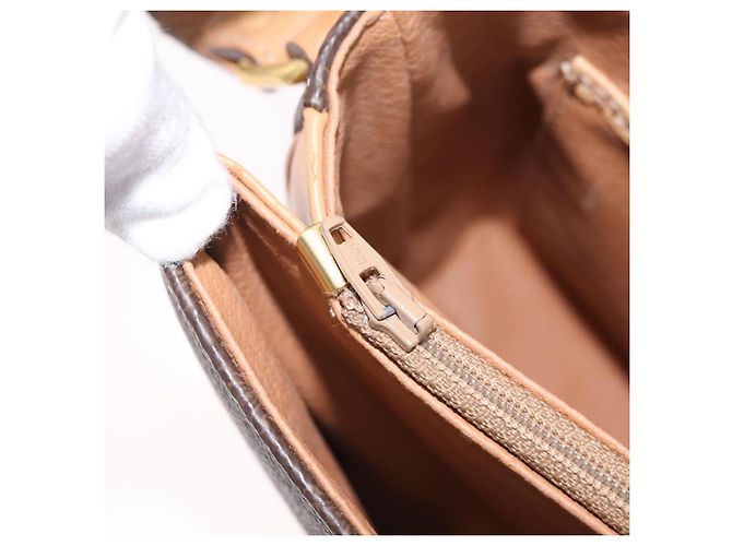 Céline CELINE Macadam Shoulder Bag PVC Brown Gold Tone - vista 29