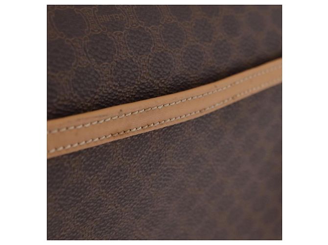 Céline CELINE Macadam Shoulder Bag PVC Brown Gold Tone - vista 4