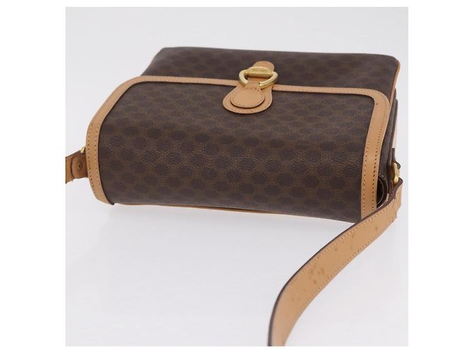 Céline CELINE Macadam Shoulder Bag PVC Brown Gold Tone - vista 7