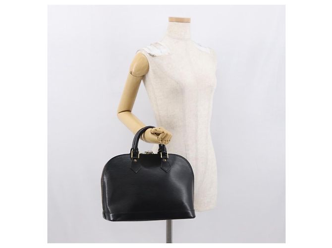 LOUIS VUITTON Epi Alma Hand Bag Black M52142 LV - vista 21