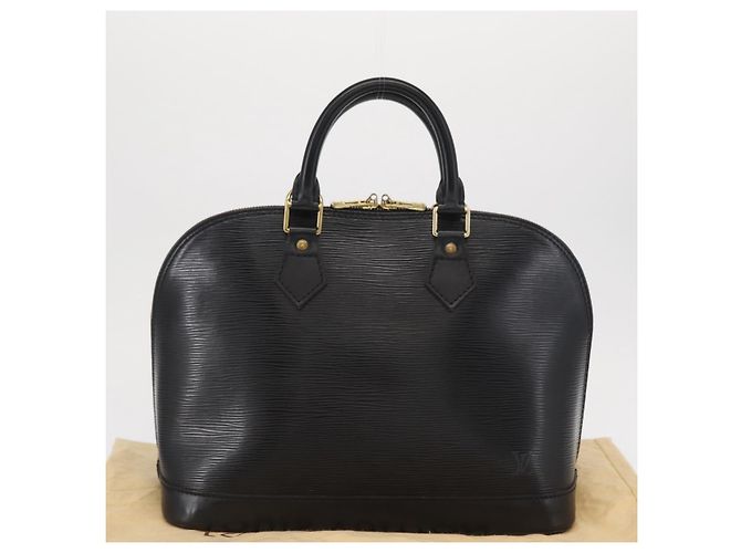 LOUIS VUITTON Epi Alma Hand Bag Black M52142 LV - vista 22