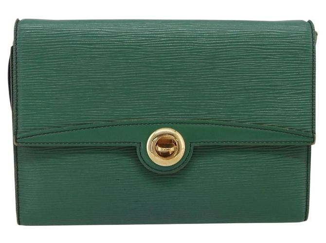 LOUIS VUITTON Epi Pochette Arche Shoulder Bag Green M52574 LV - vista 13