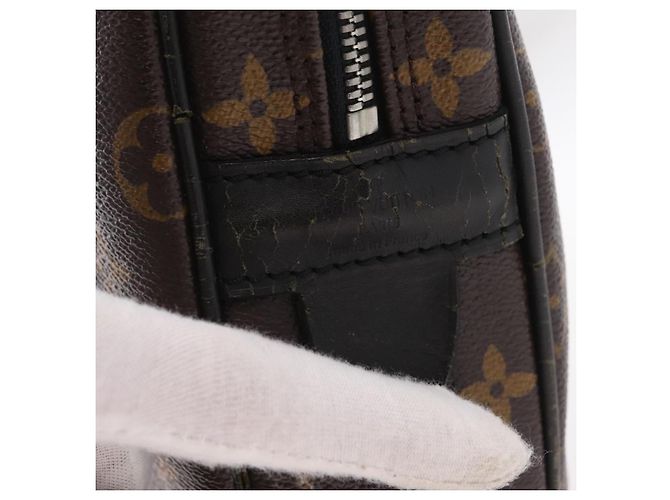 LOUIS VUITTON Monogram Macassar Porte Documents Voyage Bag M52005 LV - vista 22