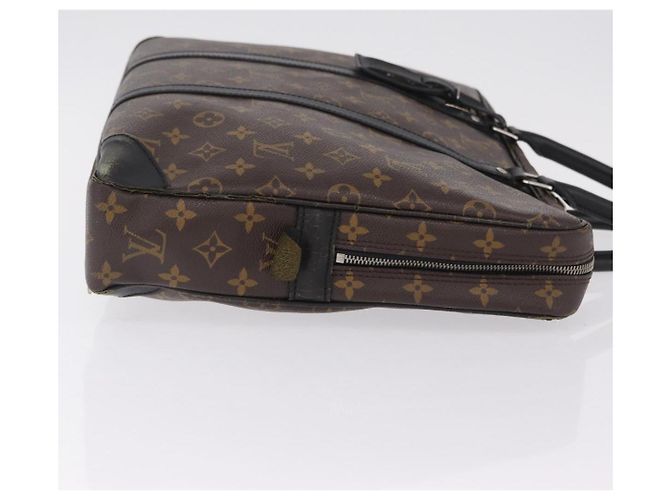 LOUIS VUITTON Monogram Macassar Porte Documents Voyage Bag M52005 LV - vista 3