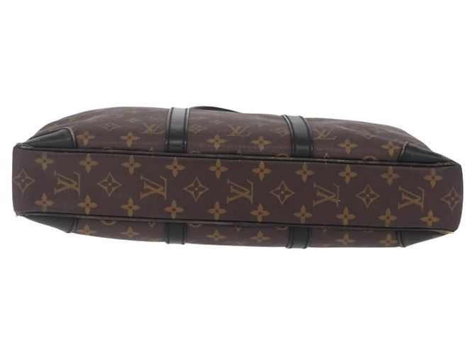 LOUIS VUITTON Monogram Macassar Porte Documents Voyage Bag M52005 LV - vista 7