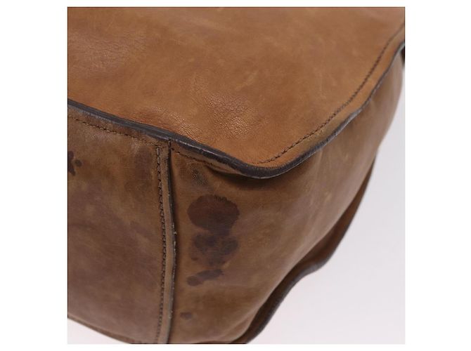Miu Miu Hand Bag Leather Brown Gold - vista 18