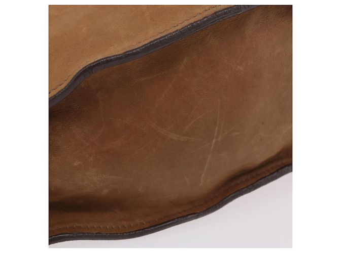 Miu Miu Hand Bag Leather Brown Gold - vista 5