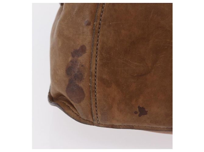 Miu Miu Hand Bag Leather Brown Gold - vista 7