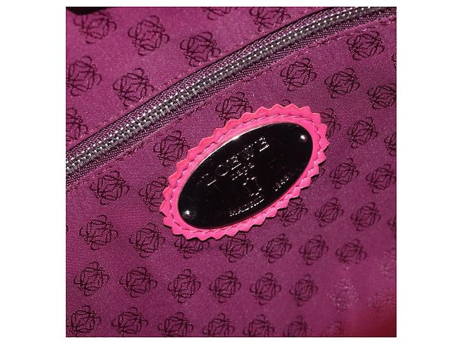 LOEWE Vient 30 Shoulder Bag Leather Pink - vista 10