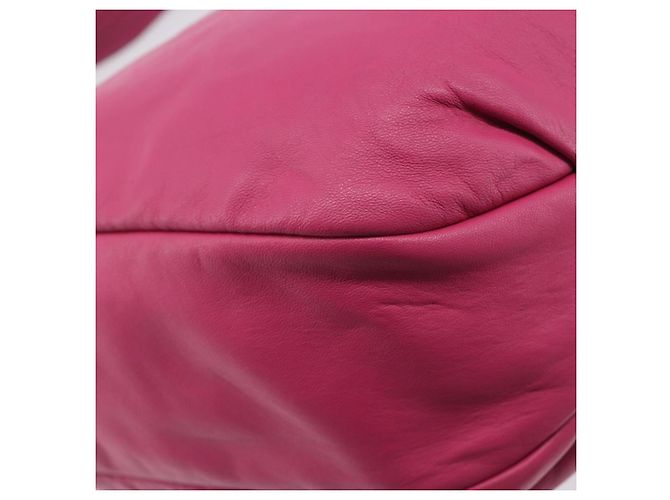 LOEWE Vient 30 Shoulder Bag Leather Pink - vista 16