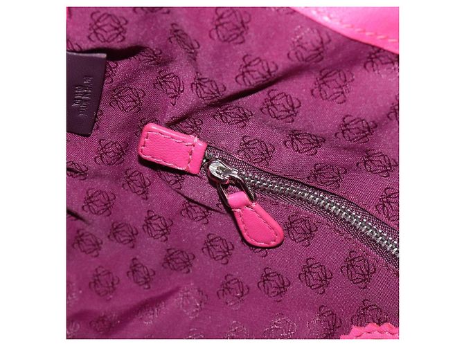 LOEWE Vient 30 Shoulder Bag Leather Pink - vista 20