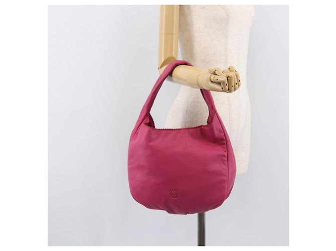 LOEWE Vient 30 Shoulder Bag Leather Pink - vista 22