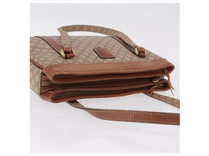 Céline CELINE Macadam Canvas Tote Bag PVC Beige Gold - vista 7