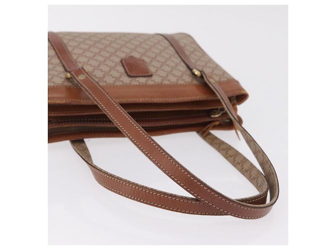 Céline CELINE Macadam Canvas Tote Bag PVC Beige Gold - vista 8