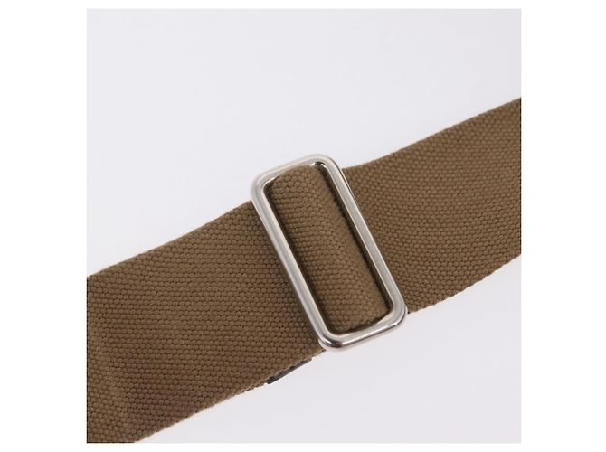 PRADA Bolsa de Ombro Canvas Beige Silver - vista 12