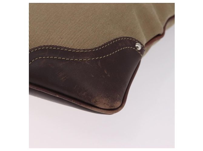 PRADA Bolsa de Ombro Canvas Beige Silver - vista 16