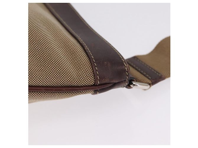 PRADA Bolsa de Ombro Canvas Beige Silver - vista 6