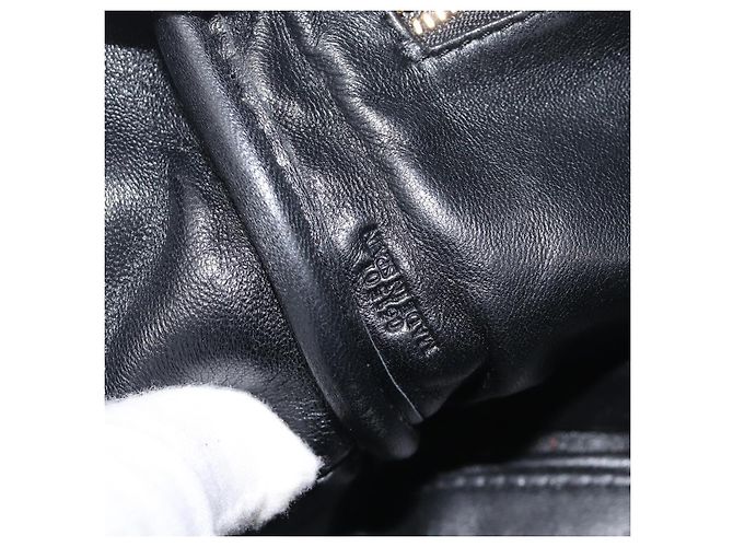 LOEWE Hand Bag Leather 2way Black Gold - vista 11