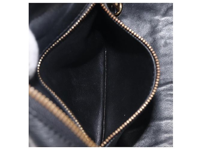 LOEWE Hand Bag Leather 2way Black Gold - vista 28