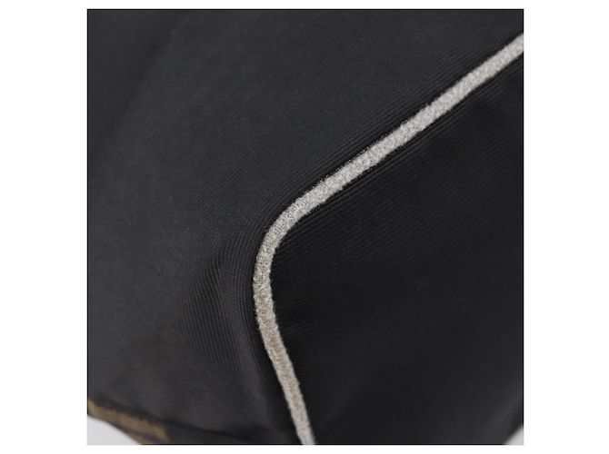 FENDI Hand Bag Canvas Black Silver 26488 - vista 16