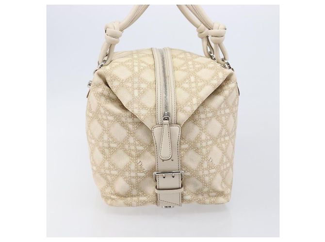Christian Dior Panarea Hand Bag Canvas Ivory Silver - Ansicht 5