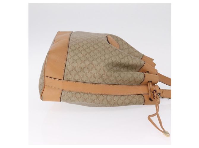 Céline CELINE Macadam Canvas Shoulder Bag PVC Beige Gold - vista 4