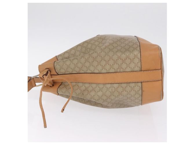 Céline CELINE Macadam Canvas Shoulder Bag PVC Beige Gold - vista 5