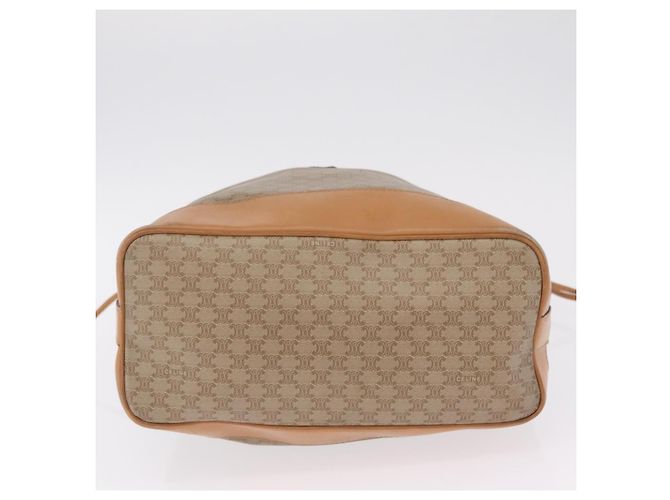 Céline CELINE Macadam Canvas Shoulder Bag PVC Beige Gold - vista 9