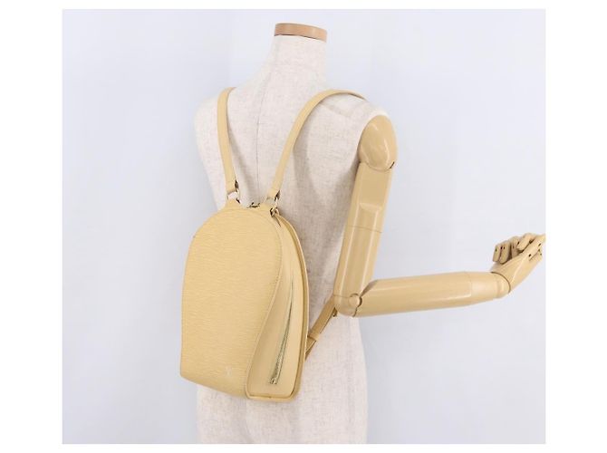 LOUIS VUITTON Epi Mabillon Backpack Vanilla M5223A LV - view 25