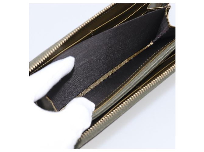 GUCCI Long Wallet Patent leather Red Gold 308005 - vista 17