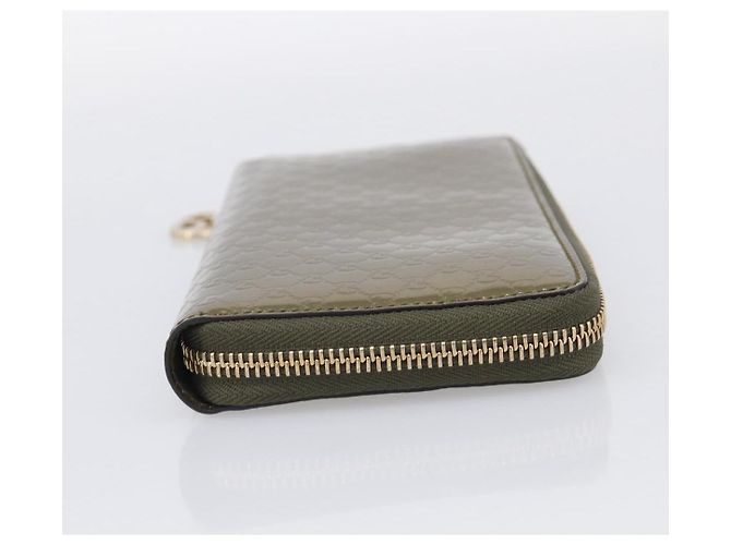 GUCCI Long Wallet Patent leather Red Gold 308005 - vista 5