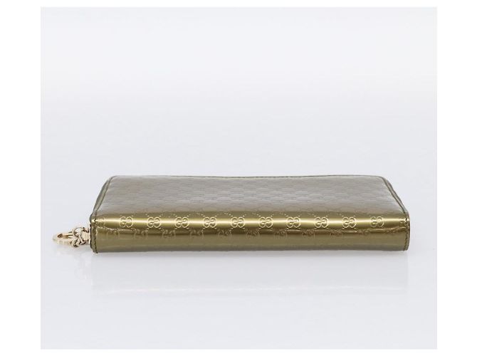 GUCCI Long Wallet Patent leather Red Gold 308005 - vista 7