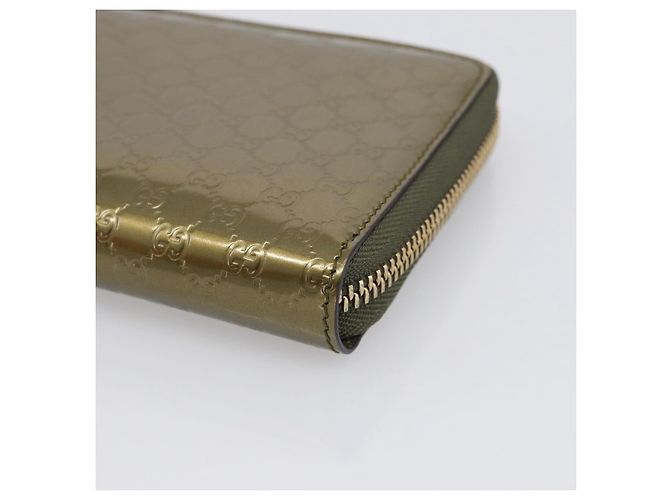 GUCCI Long Wallet Patent leather Red Gold 308005 - vista 8