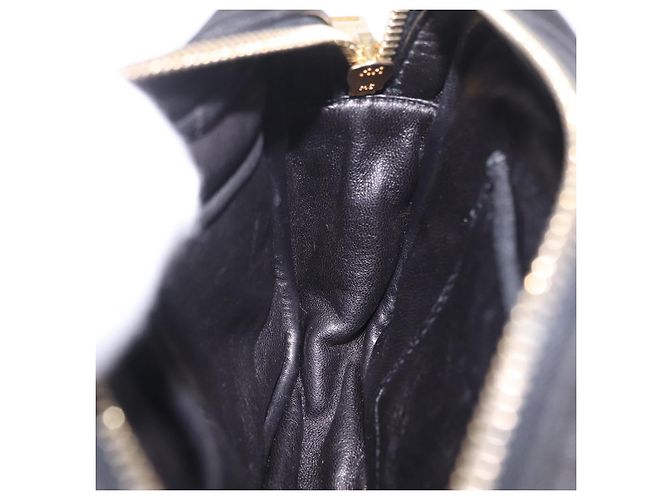 PRADA Ribbon Schultertasche Leder Schwarz Pink - Ansicht 20