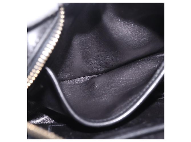 PRADA Ribbon Schultertasche Leder Schwarz Pink - Ansicht 22