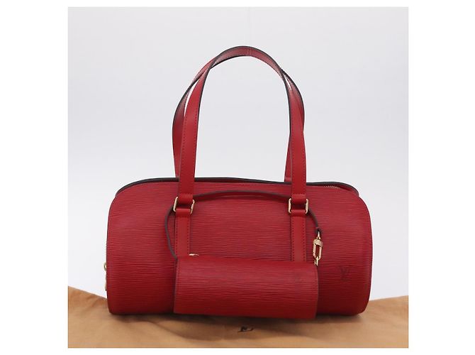 LOUIS VUITTON Epi Soufflot Hand Bag Red M52227 LV - vista 12