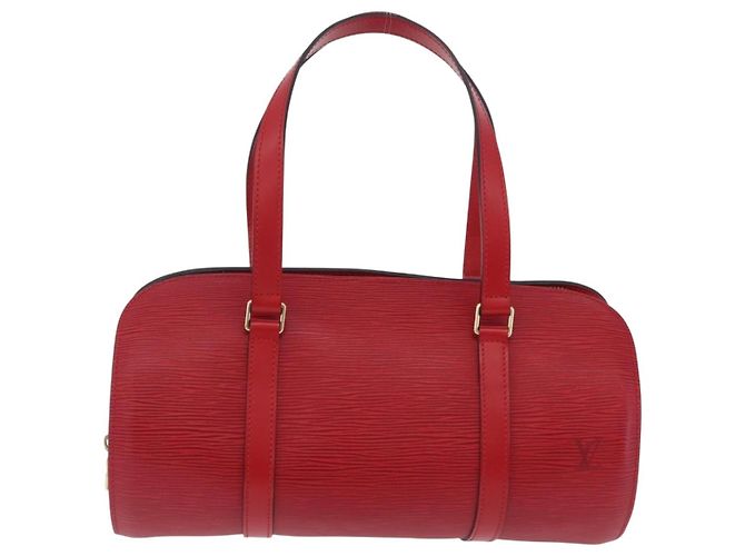LOUIS VUITTON Epi Soufflot Hand Bag Red M52227 LV - vista 13