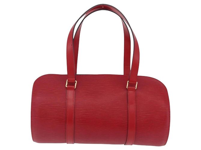 LOUIS VUITTON Epi Soufflot Hand Bag Red M52227 LV - vista 2